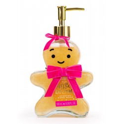 Savon liquide pailleté 500ml en verre - Miss Golden Gingerbread