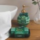 Soap bar 200g with glass soap dish - Christmas (Forest pine)