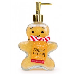Liquid golden soap 500ml gingerbread shaped glass bottle