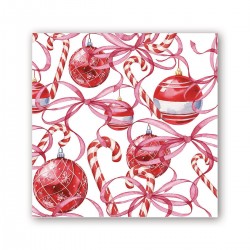 Pochette de 20 serviettes cocktail - Peppermint