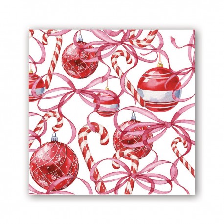 Pochette de 20 serviettes cocktail - Peppermint