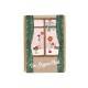 Coffret 4 bombes de fleurs - Xmas (Wishing you a happy Xmas)