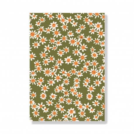 Carnet de notes A6 (dots) - Floral L