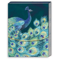 Pocket carnet de notes (One Peacock) 'Emerald Peacock'