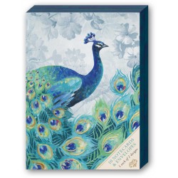 Pochette correspondance 'Emerald Peacock'