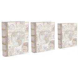 Set 3 boîtes livres GM 'Globe Squares'
