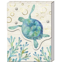 Pocket carnet de notes 'High Tide' (Turtle)