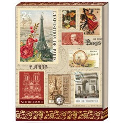 Pocket carnet de notes 'Parisian Stamps'