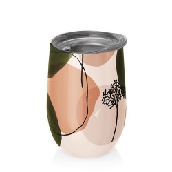 Mug bureau 420 ml (olive et peach) ' BIOLOCO OFFICE '