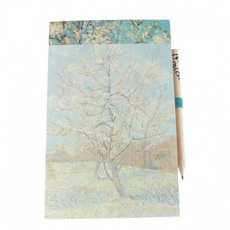 Magnetic jotter and pencil - Van Gogh