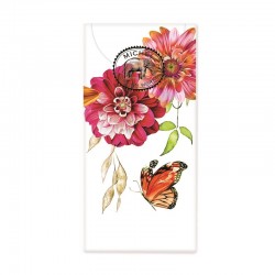 Paquet de 10 mouchoirs en papier - Sweet Floral Melody
