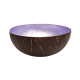 Bol decoratif noix de coco diam 13-15 cm  Shiny Lilac - Chic Mic