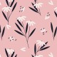 Bamboo Napkin 33x33 cm Daisy Flowers Pink - Chic Mic