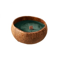 Natural candle in coconut Forest Green - Chic Mic 