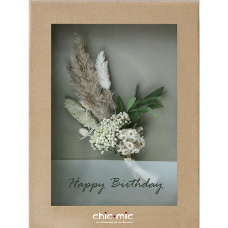 Flowers gift box Happy Birthday - Chic Mic 
