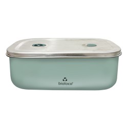Lunchbox 500ml en acier inoxydable Mint - Bioloco Sky