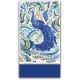 Long notepad - Azure Peacock