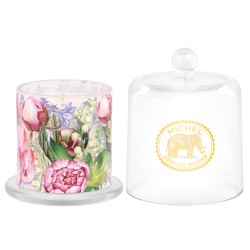 Cloche Candle - Porcelain Peony