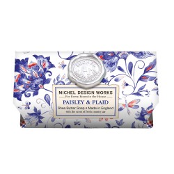 Soap bar large - Paisley & Plaid