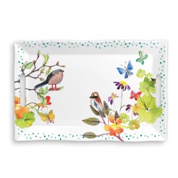 Large tray - Birds & Butterflies