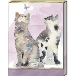 Pocket Notepad - Butterfly Cats
