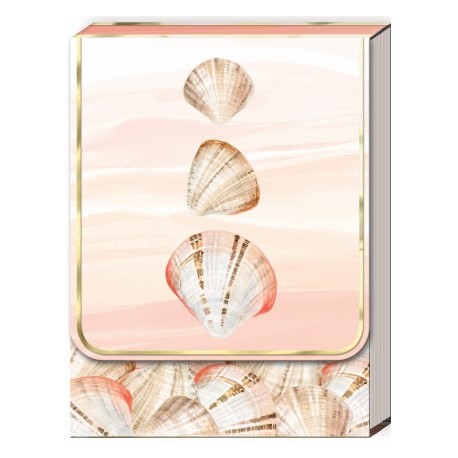 Pocket carnet de notes aimanté - Calico Shells