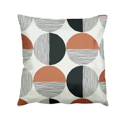 Organic cotton pillow Graphic Circles - Chic Mic