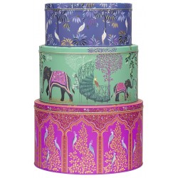 Set 3 round cake tins - India - Sara Miller London