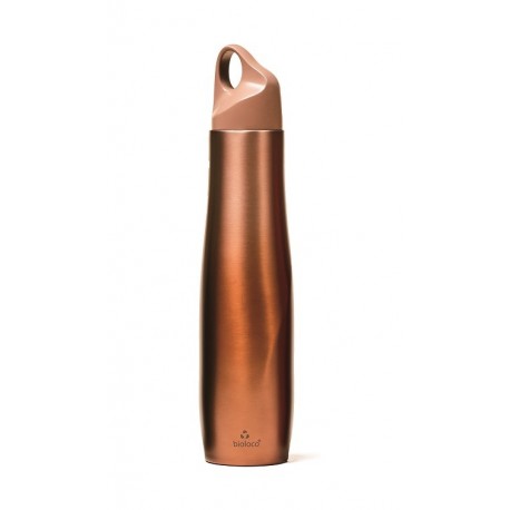 Gourde isotherme 420ml Brass - Bioloco Curve