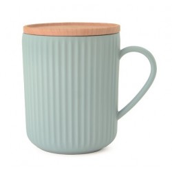 Bioloco Plant Deluxe Cup & lid Powder Blue - Chic Mic
