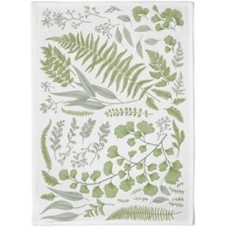 100% organic cotton tea towel Green Leaves of Chic Mic