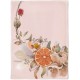 Torchon en coton biologique 50x70 cm Orange Flowers Wreath - Chic Mic
