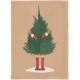 Torchon en coton biologique 50x70 cm Tree on Legs - Chic Mic