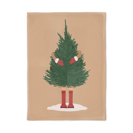 Torchon en coton biologique 50x70 cm Tree on Legs - Chic Mic