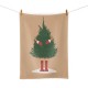 Torchon en coton biologique 50x70 cm Tree on Legs - Chic Mic