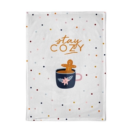 Torchon en coton biologique 50x70 cm Stay Cozy - Chic Mic