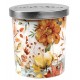 Candle jar & lid - Fall Leaves & Flowers