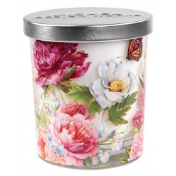 Candle jar & lid - Blush Peony