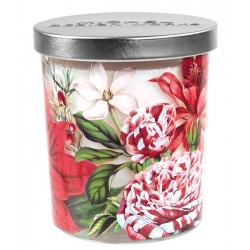 Candle jar & lid - Christmas Bouquet