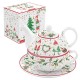 Coffret égoiste 350 ml en porcelaine - Ready for Christmas