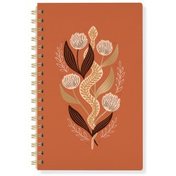 Carnet de notes à spirale (160 pages) - Moth (Snake)