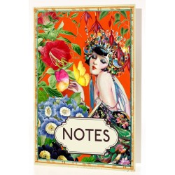 Carnet de notes (couverture souple) - Flowers & woman