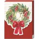 Christmas pocket notepad - Joy Wreath