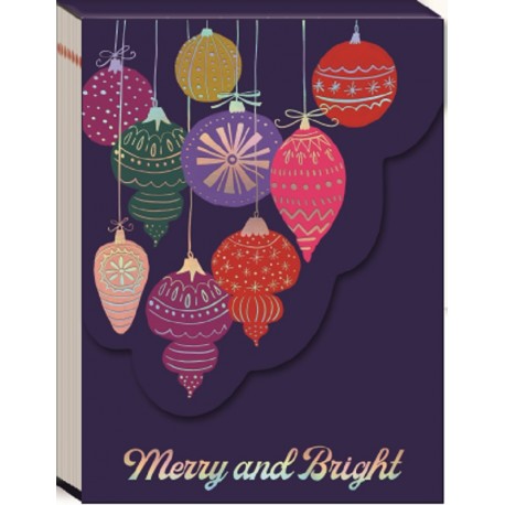 Christmas pocket notepad - Ornaments