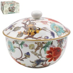 bowl with lid - Anthina Blue