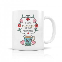 Mug ceramic 350ml - Tu es ma cup of tea mister Darcy