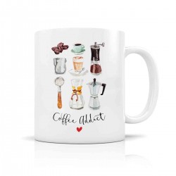 Mug ceramic 350ml - Coffee addict