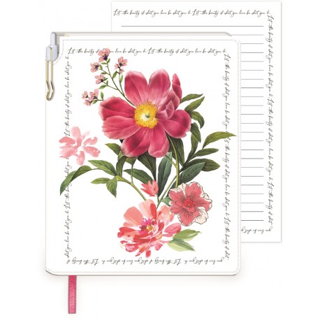 Carnet de notes & stylo - Notable Floral (peony) 
