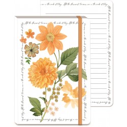 Soft cover bungee journal (marigold)- Notable Floral