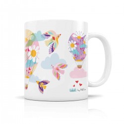 Mug ceramic 350ml - Montgolfière